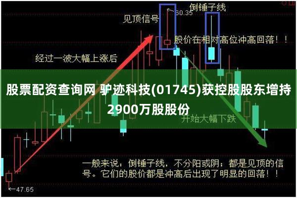 股票配资查询网 驴迹科技(01745)获控股股东增持2900万股股份