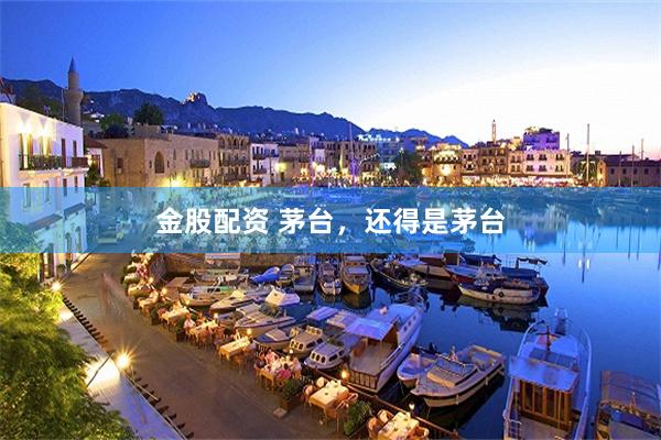 金股配资 茅台，还得是茅台