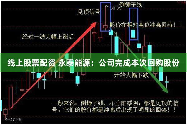 线上股票配资 永泰能源：公司完成本次回购股份